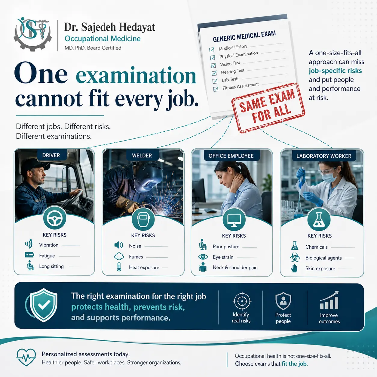 Job-specific assessment concept